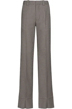 Marni Gerade Hose mit Hahnentrittmuster