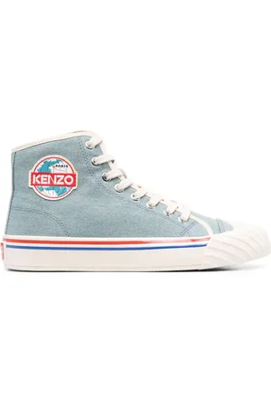 Kenzo High-Top-Sneakers mit Logo-Patch