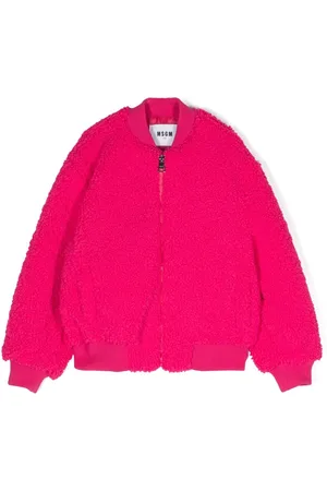 Msgm Bomberjacke aus Faux Fur