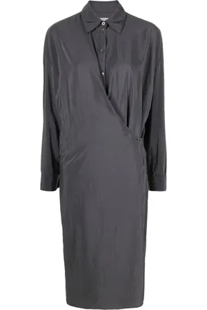 LEMAIRE Midikleid aus Seidengemisch