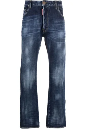 Dsquared2 Tief sitzende Straight-Leg-Jeans