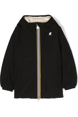 K-Way Kapuzenjacke mit Logo-Patch