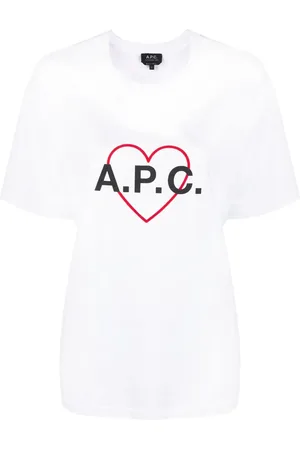 A.P.C. T-Shirt mit Herz-Print