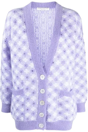 Alessandra Rich Cardigan mit Print