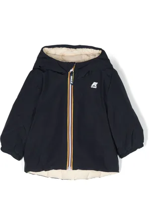 K-Way Gefütterte Jacke mit Logo-Patch