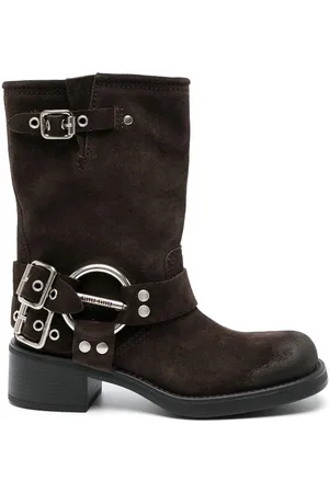 Miu Miu Stiefel aus Wildleder