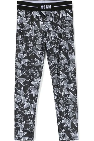 Msgm Leggings mit Sterne-Print