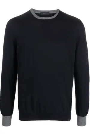 FAY Pullover mit Ellenbogen-Patches