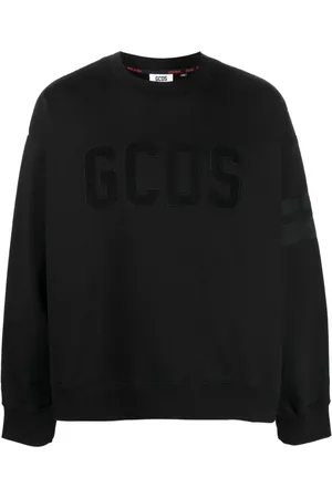 GCDS Sweatshirt mit beflocktem Logo