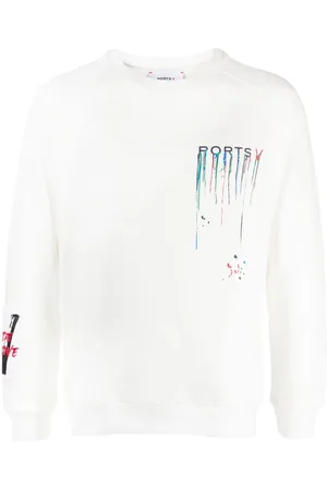 Ports V Sweatshirt mit Farbklecks-Print