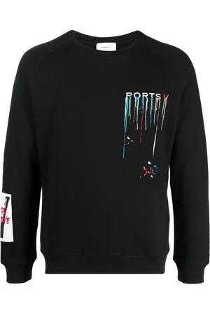 Ports V Sweatshirt mit Farbklecks-Print