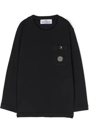 Stone Island T-Shirt mit Logo-Patch