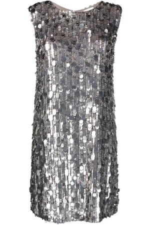 P.A.R.O.S.H. Ärmelloses Kleid mit Pailletten