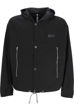 Emporio Armani Kapuzenjacke mit Logo-Patch