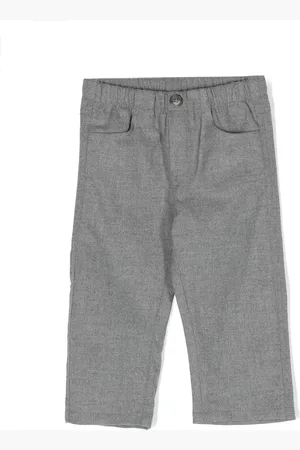 Il gufo Halbhohe Straight-Leg-Hose