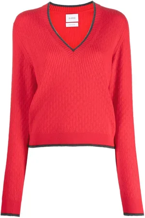 Barrie Kaschmirpullover mit V-Ausschnitt