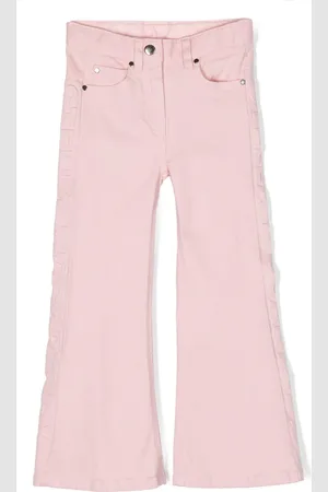 Stella McCartney Schlagjeans mit Logo-Applikation