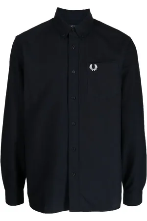Fred Perry Besticktes Oxford-Hemd
