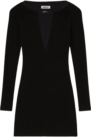 AMBUSH Minikleid mit V-Ausschnitt
