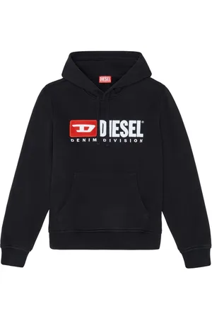 Diesel S-Ginn-Hood-Div Hoodie mit Logo-Applikation
