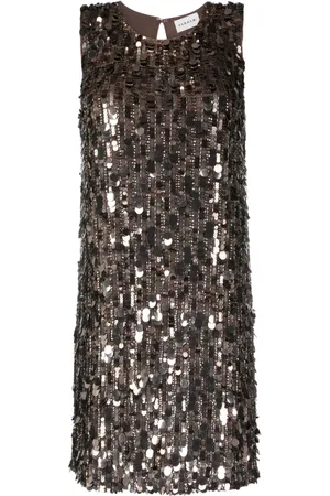 P.A.R.O.S.H. Ärmelloses Kleid mit Pailletten
