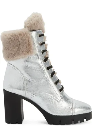 Giuseppe Zanotti Stiefel im Metallic-Look 90mm