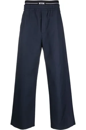 Msgm Straight-Leg-Hose mit Logo