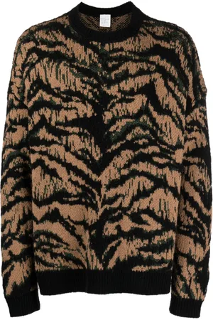 Roberto Cavalli Sweatshirt mit Tiger-Print