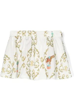 Roberto Cavalli Rock mit grafischem Print