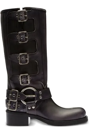 Miu Miu Stiefel mit Schnalle