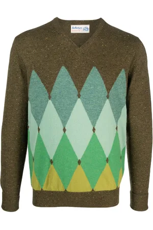 BALLANTYNE Pullover mit Argyle-Muster
