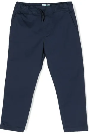 Kenzo Gerade Hose mit Logo-Stickerei