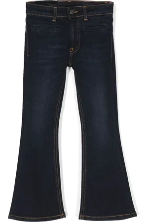 Dondup Schlagjeans mit Logo-Schild