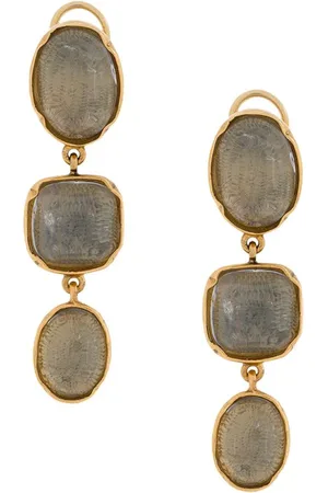 Goossens Hängeohrringe mit Cabochons