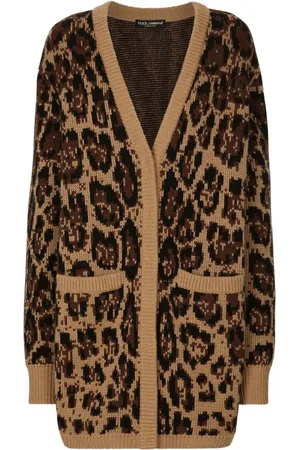 Dolce & Gabbana Cardigan mit Leoparden-Print