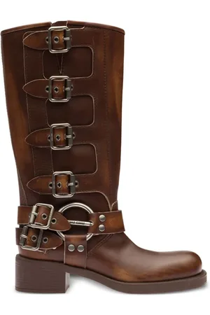 Miu Miu Stiefel mit Schnalle