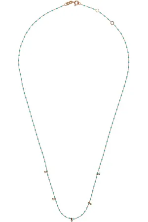 GIGI CLOZEAU 18kt Gelbgoldhalskette mit Diamanten