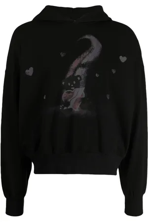 We11 Done Hoodie mit Logo-Print