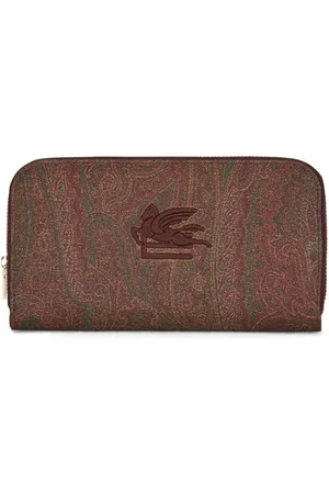 Etro Portemonnaie mit Logo-Stickerei