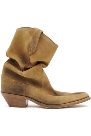 Maison Margiela Tabi Cowboystiefel aus Wildleder 55mm