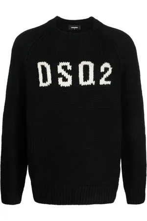 Dsquared2 Intarsien-Pullover mit Logo