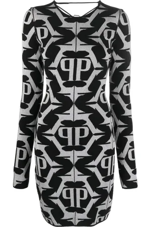 Philipp Plein Gestricktes Minikleid