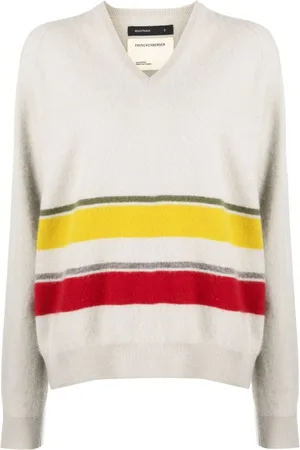 Frenckenberger Gestreifter Kaschmirpullover