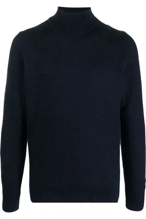 LARDINI Fein gestrickter Rollkragenpullover