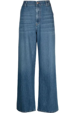 3x1 Jeans mit weitem Bein