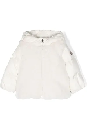 Moncler Gefütterte Jacke mit Logo-Applikation