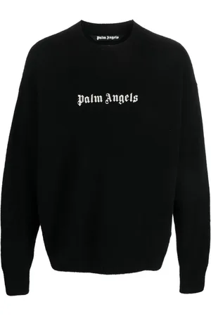 Palm Angels Pullover mit Logo-Intarsie