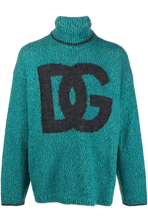 Dolce & Gabbana Pullover mit Intarsien-Logo