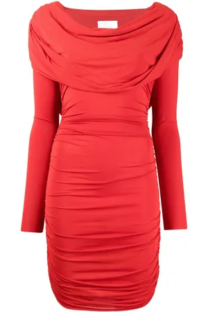 GIUSEPPE DI MORABITO Midikleid mit rundem Ausschnitt