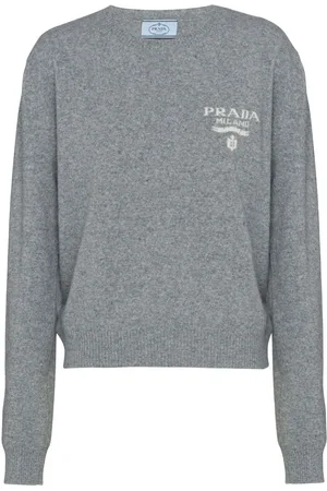 Prada Intarsien-Kaschmirpullover